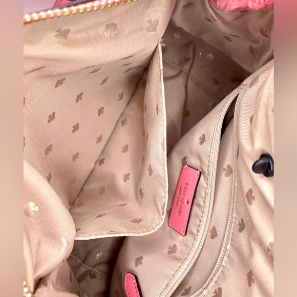 KATE SPADE ($448) Mimi Faux Fur Satchel/Crossbody - Blush Pink - Picture 8 of 9